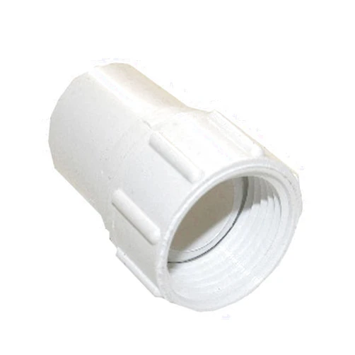 LASCO 15-1621 PVC Hose Adapter with 3/4-Inch Female Hose and 1/2-Inch PVC Pipe Glue Connection, White