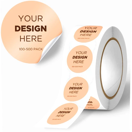 AWUSA 100-500 Custom Stickers Roll Personalized Business Labels Decals, 1.5