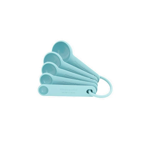 KitchenAid Measuring Spoons, Set Of 5, Aqua Sky