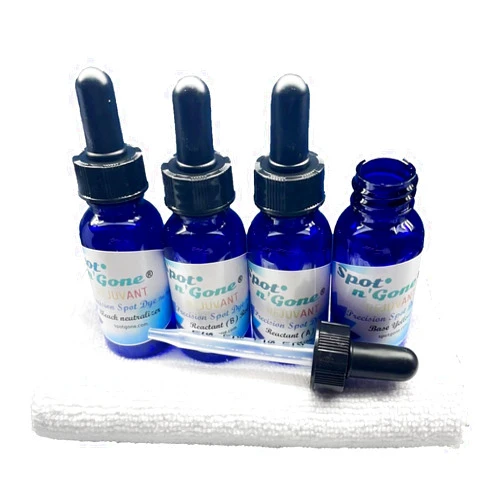Bleachstain Precision Spot Dye | Bleach Stain Repair Kit | for Spots and Drips Smaller Than Pea Size | for Medium Beige, Gray, tan