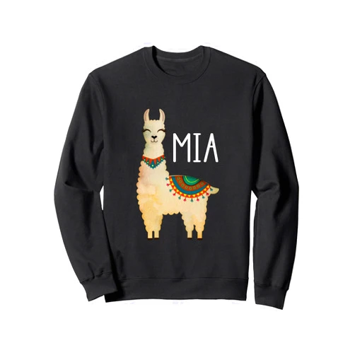 Llama Lover Ideas For Spanish Hispanic Mom Llama Mia Spanish Mom Mamá Mother’s Day Funny Sweatshirt