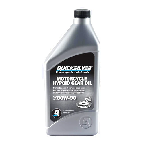 Quicksilver 8M0128380 80W-90 Motorcycle Hypoid Gear Oil – 1 Qt.