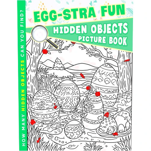 By SERGIO IVAN RODRIGUEZ (Author) Egg-stra Fun Hidden Objects Picture Book: Discover Hidden Treasures in Egg-Citing Festive Scenes