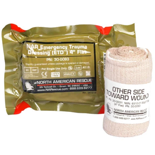 TESTEL NAR FLAT EMERGENCY TRAUMA DRESSING - 4