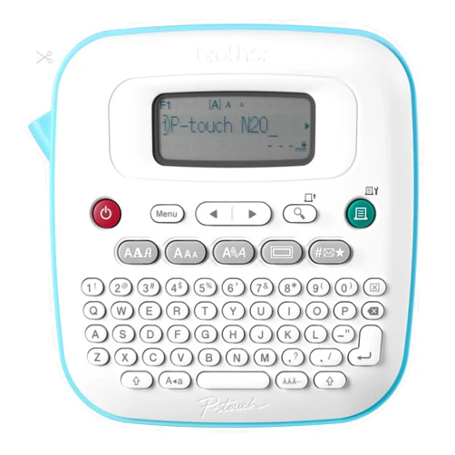Brother P-Touch PT-N20 Personal Desktop Label Maker, Portable, Handheld and Prints, P-Touch Btag ~½” (12mm) Wide Color Personalized Label Tapes