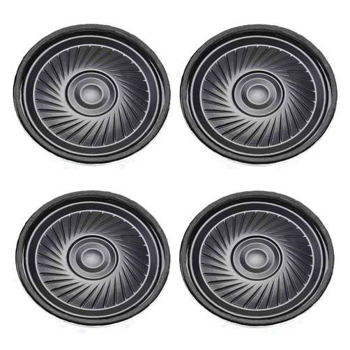 uxcell 4Pcs Round Internal Magnet Speaker Loudspeaker 8 Ohm 2W 40mm Dia Metal Shell