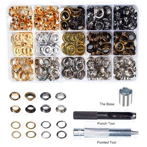 INNETOC 200 Sets - Grommet Eyelets 8mm 5/16