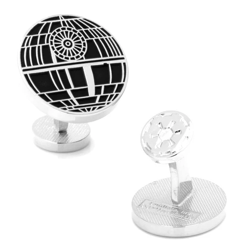 CufflinksInc Star Wars Recessed Matte Death Star Cufflinks
