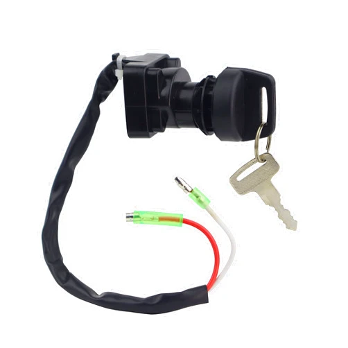 HITY MOTOR Ignition Key Switch FITS Kawasaki ATV KLF250 Bayou 250 A1 KLF300 Bayou 300 4X4 KVF300 Prairie 300 4X4 B1 A1 KVF400 Prairie 400 4X4 A1 A2 Bayou 220 KLF220 Bayou 300 KLF300 1997-2003