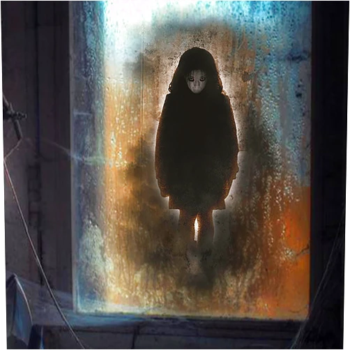Foweso Black Shadows Window Clings Horror Halloween Window Stickers Decals Halloween Self Adhesive Design Wall Stickers Supply Horror Ghost Shadows Window Clings for Window Halloween Party Decor Big Size