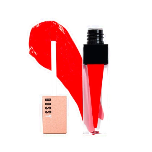 Bossy Cosmetics Liquid Lipstick for Women, Long Lasting All Day Wear, Matte, Vegan & Cruelty-Free, Hydrating, Healthy & Full Lips, Paraben Free, Oprah's Favorite Things 2023 (COURAGE - CORAL COLOR)