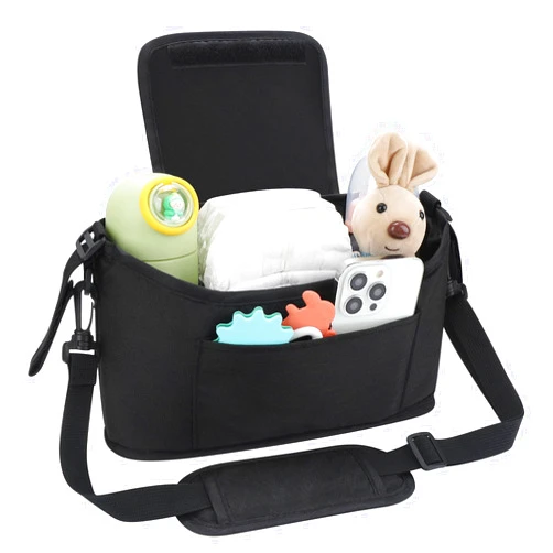 Accmor Universal Stroller Organizer, Stroller Bag Caddy Organizer, Stroller Organizer Accessories for Uppababy, Baby Jogger, Nuna, Doona, Britax Strollers