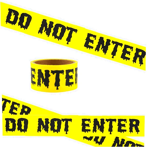 GFLPO Halloween Decorations Caution Tape,1.9 inch x 82 feet Halloween Caution Tape Halloween Tape,Do Not Enter Tape,Scary Hazard Warning Tape for Crime Scene Halloween Party Decorations Indoor Outdoor