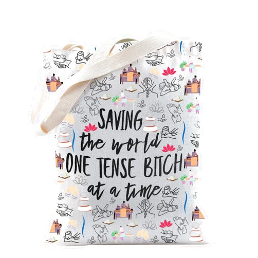 TSOTMO Massage Therapist Gift Masseuse Gift Spa Gift Self Care Relaxation Gift Massage Therapy Tote Bag LMT Gift