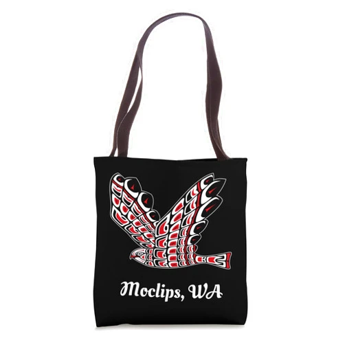 Proud Washingtonian Bird Lovers Moclips WA Red Tail Hawk Native American Bird Watching Tote Bag