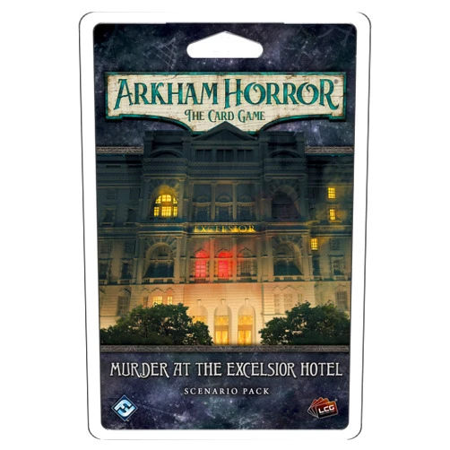 Fantasy Flight Games Arkham Horror The Card Game Murder at the Excelsior Hotel SCENARIO PACK | Horror Game | Cooperative Mystery Card Game | Ages 14+ | 1-4 Players | Avg. Playtime 1-2 Hours | Made by Fantasy Flight Games