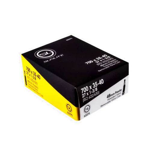 Sunlite Standad Schrader Valve Tubes, Multiple Sizes