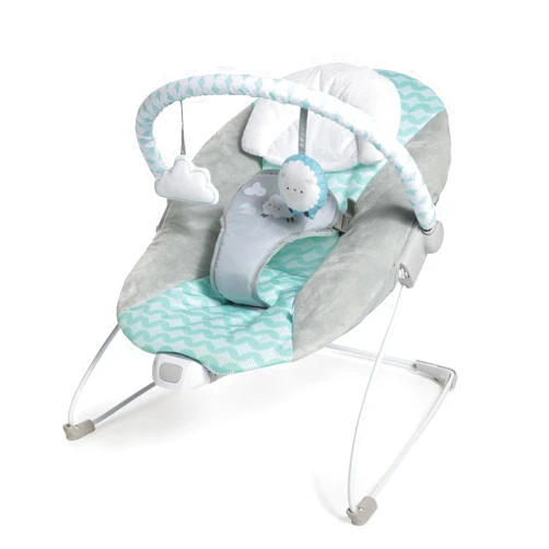 Ingenuity Ity Bouncity Bounce Vibrating Deluxe Baby Bouncer Seat, 0-6 Months Up to 20 lbs (Goji)
