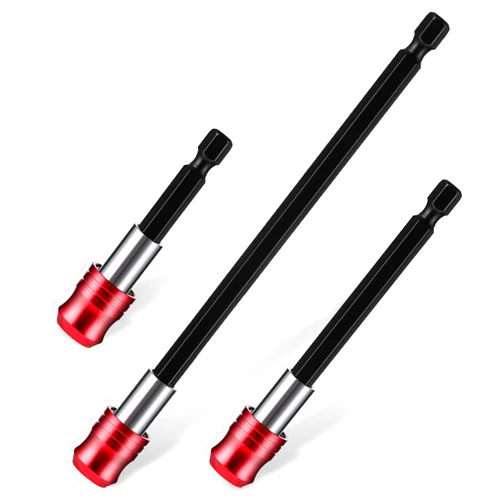 PEOVLVN Drill Bit Extension, 3 Pcs Drill Extension Bit Holder 2.4