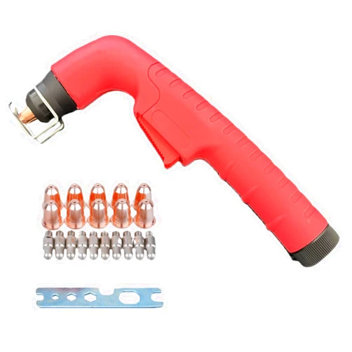 Welding Knight S45 Plasma Torch Head Low Frequency Plasma Cutting Torch With Electrodes PR0110 & Tips PD0116-08 22Pcs