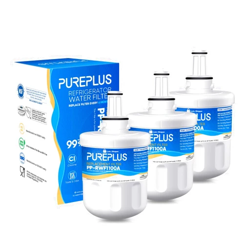 PUREPLUS Refrigerator Water Filter Replacement for DA29-00003G, DA29-00003B, DA29-00003F, DA29-00003A, Aqua-Pure Plus,HAFCU1, HDX FMS-1, RSG257AARS, RFG237AARS,RFG297AARS,RS22HDHPNSR,RWF1100A,3Pack