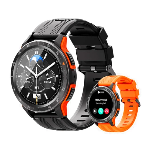 VIRAN Military Smart Watch for Men (Answer/Make Calls), 35 Days Extra-Long Battery, IP68 Waterproof 1.43’’ AMOLED Fitness Tracker, 100+ Sport Modes Fitness Watch with SpO2/Sleep/Heart Rate Monitor