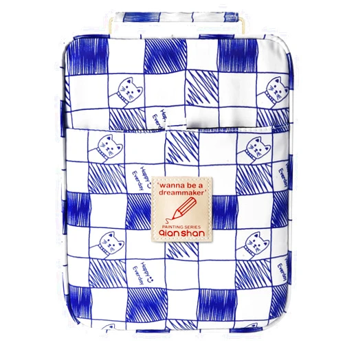 qianshan Pencil Case Holder Slot - Holds 202 Colored Pencils or 136 Gel Pens with Zipper Closure - Large Capacity Pen Organizer for Watercolor Pens or Markers - Perfect for Artist.Checker Cat