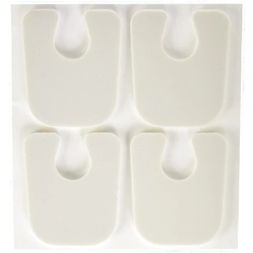 Medco Adhesive U-Pad, Foam, 1/8