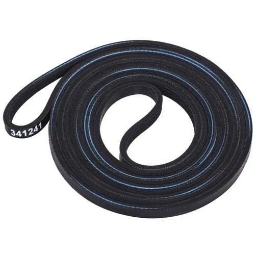 BlueStars 341241 Dryer Drum Belt Replacement Part - Exact Fit for Whirlpool Kenmore Dryer - Replaces 8066065 AP2946843 W10127457 PS346995 14210003 31531589 31001026 3394651 529597