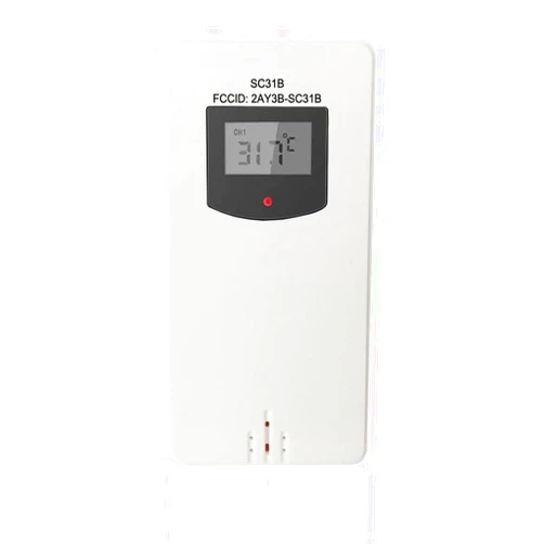 SMARTRO Wireless Remote Sensor Indoor Outdoor Thermometer Replacement for SC31B Projection Clock