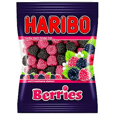 Haribo Berries Gummy Candy 175g