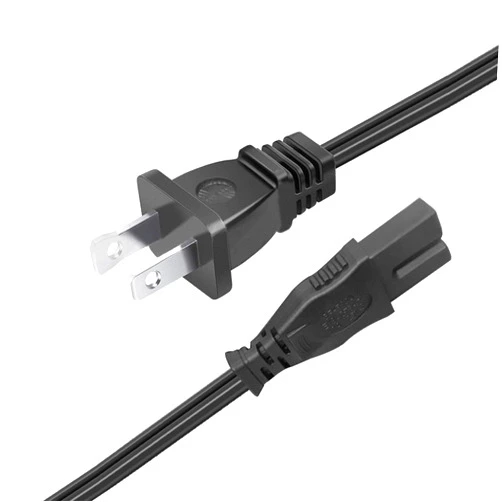 Trospow 8.2ft Power Cord for Brother SQ9185 CE-8080PRW CE-1100PRW CS8000 CS8060 CS8200 CS8072 CS8800PRW CE-4000PRW CE5000 CE5500 Sewing Machine AC 2 Prong Polarized Power Cord Cable Replacement