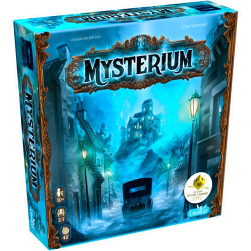 Libellud Mysterium Board Game (Base Game) - Enigmatic Cooperative Mystery Game with Ghostly Intrigue, Fun for Family Game Night, Ages 10+, 2-7 Players, 45 Minute Playtime, Made by Libellud