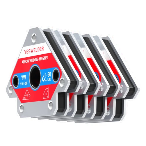 YESWELDER 50 LB Welding Magnet-4 Pieces of Magnetic Welding Holder 50 LBS Holding Power Welding Accessories
