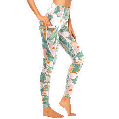 KevaMolly Women's Workout Leggings with Pockets - Thick, High-Waist, 4-Way Stretch Running Yoga Pants