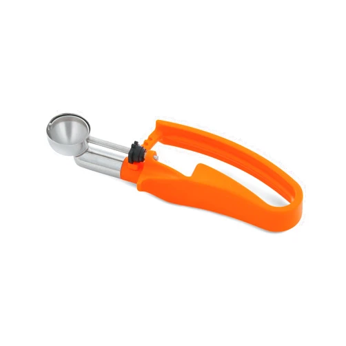 Vollrath 47404 Orange #100 Squeeze Disher Portion Scoop - .33 oz.