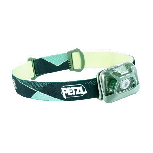 PETZL Tikka Headlamp - Compact, Lightweight 300 Lumen Headlamp for Proximity Lighting for Hiking, Climbing, and Camping - Green