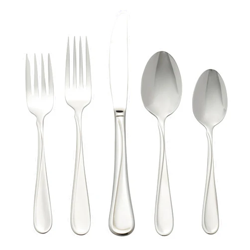 Oneida Flight 65 Piece Everyday Flatware, Service for 12, 18/0 Stainless Steel, Silverware Set, Dishwasher Safe