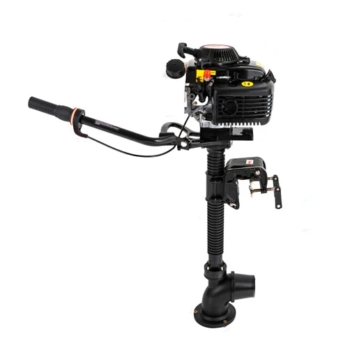 LARIDEN Outboard Motor, 4 Stroke 4HP Outboard Motor Jet Pump Boat Engine, 55CC 2900W Heavy Duty Fishing Boat Engine, Wind Cooling CDI System