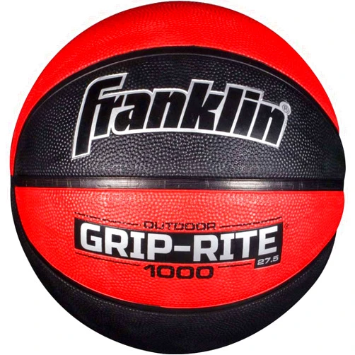 Franklin Sports Grip-Rite 1000 Youth Basketball — Durable Basketball — Junior Size Basketball for School, Camp, Home Basketball Practice — Indoor and Outdoor Basketball — Multiple Colors and Sizes