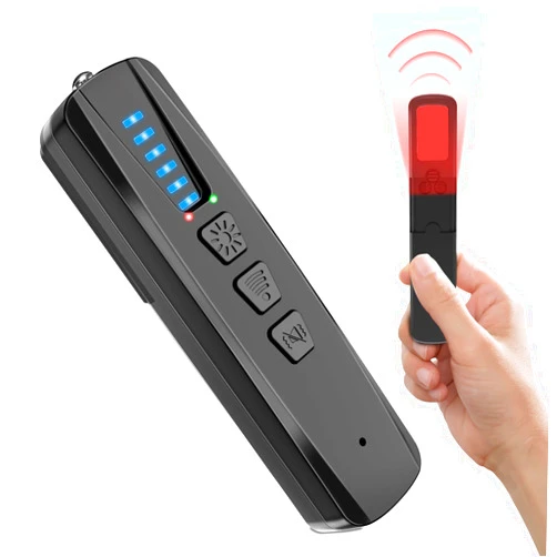 Elecvos Hidden-Bug-and-Camera-Detectors, Anti-Spy Camera Finder Listening Devices Scanner RF Signal GPS Tracker Detector Portable Rechargeable for Hotel,Travel,Bathroom,Office,Car,Airbnb