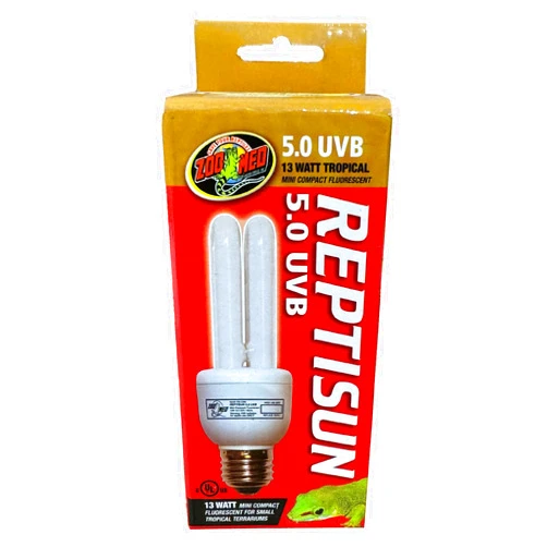 Zoo Med Reptisun 5.0 Uvb Mini Compact Fluorescent (Pack of 2)