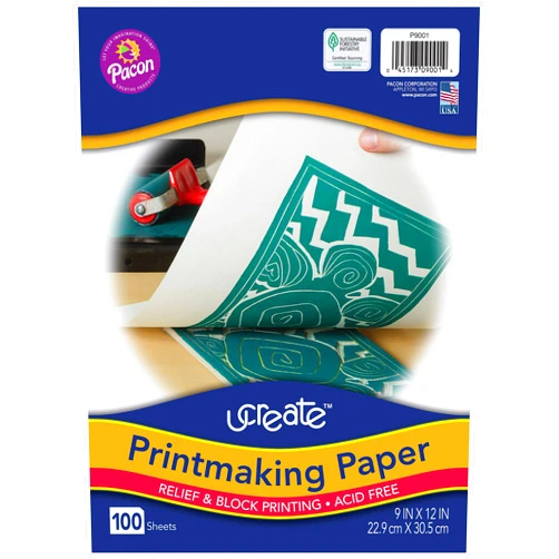 UCreate Printmaking Paper, White, 9