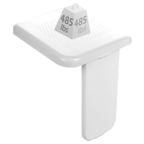 Dyna-Living Folding Shower Seat Wall Mounted 485 lbs Load-Bearing Fold Down Shower Seat for Inside Shower, ABS Material Folding Shower Bench Foldable Shower Chair for Shower Stall