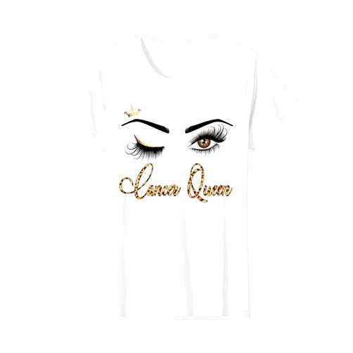 June 21st - July 22nd Birthday Gifts Tee Cancer Zodiac Birthday Leopard Print Gift For Girls Women T-Shirt