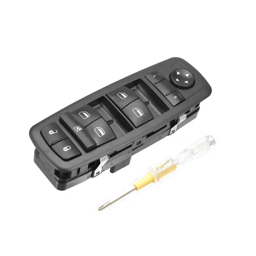 Motoforti 68039999AA 68039999AC 68039999AB Car Master Power Window Switch Set Front Driver Side for Dodge Grand Caravan for Jeep Liberty for Dodge Nitro 2008 2009 Long-Lasting
