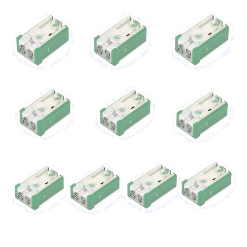 Mntacy 10 Pcs 0695040.PXPS Slotted MCASE Cartridge Fuse, 40A, 32V