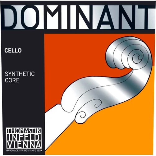 Thomastik-Infeld 142st Dominant Cello String, Single A String, Chromesteel Wound, Stark (Heavy) Tension (Thick), 4/4 Size