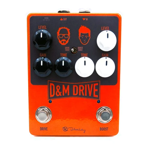 Keeley D&M Drive Overdrive and Boost Pedal, Orange (KDMDrive)