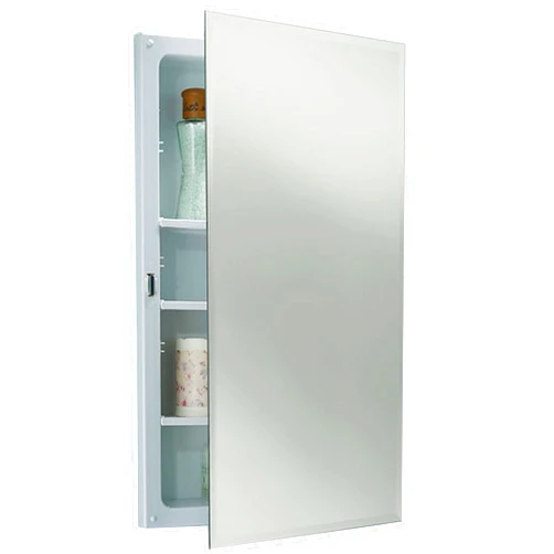 Jensen B773385 Frameless Horizon Single-Door Recessed Medicine Cabinet